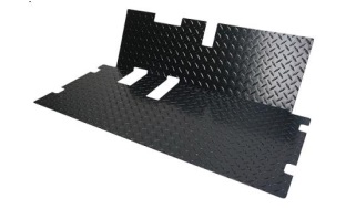 Floor Mat – EZGO RXV Black Powder Coated Diamond Plate