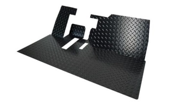 Black Powder Coated Diamond Plate Floor Mat – Yamaha G29