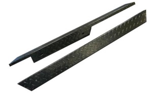 Black Powder Coated Rocker Panel EZGO TXT (set of 2)