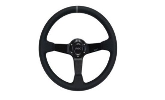 Steering Wheel – Concave Black w/ Gray Stripe