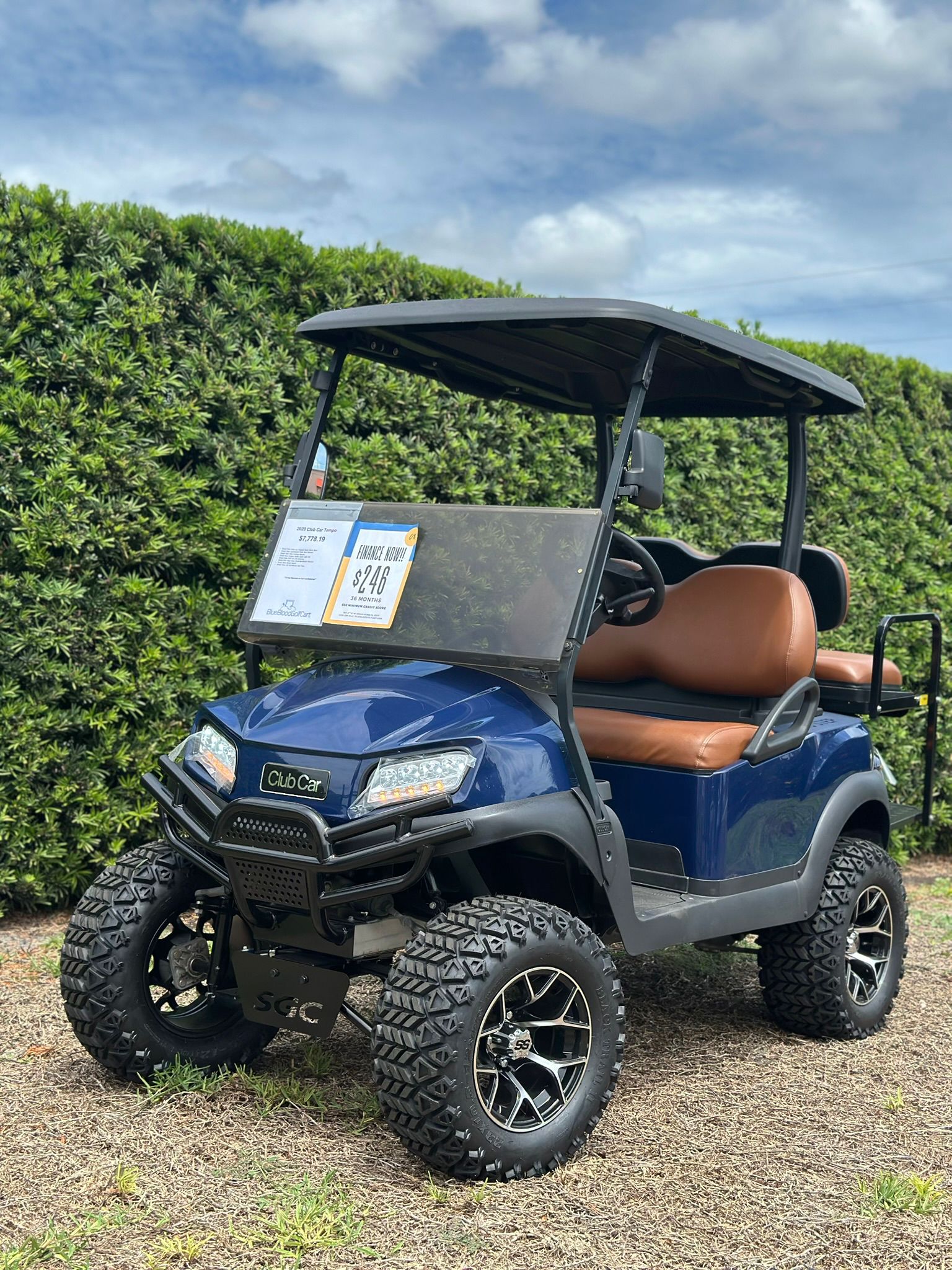 2020 Club Car Tempo Blue