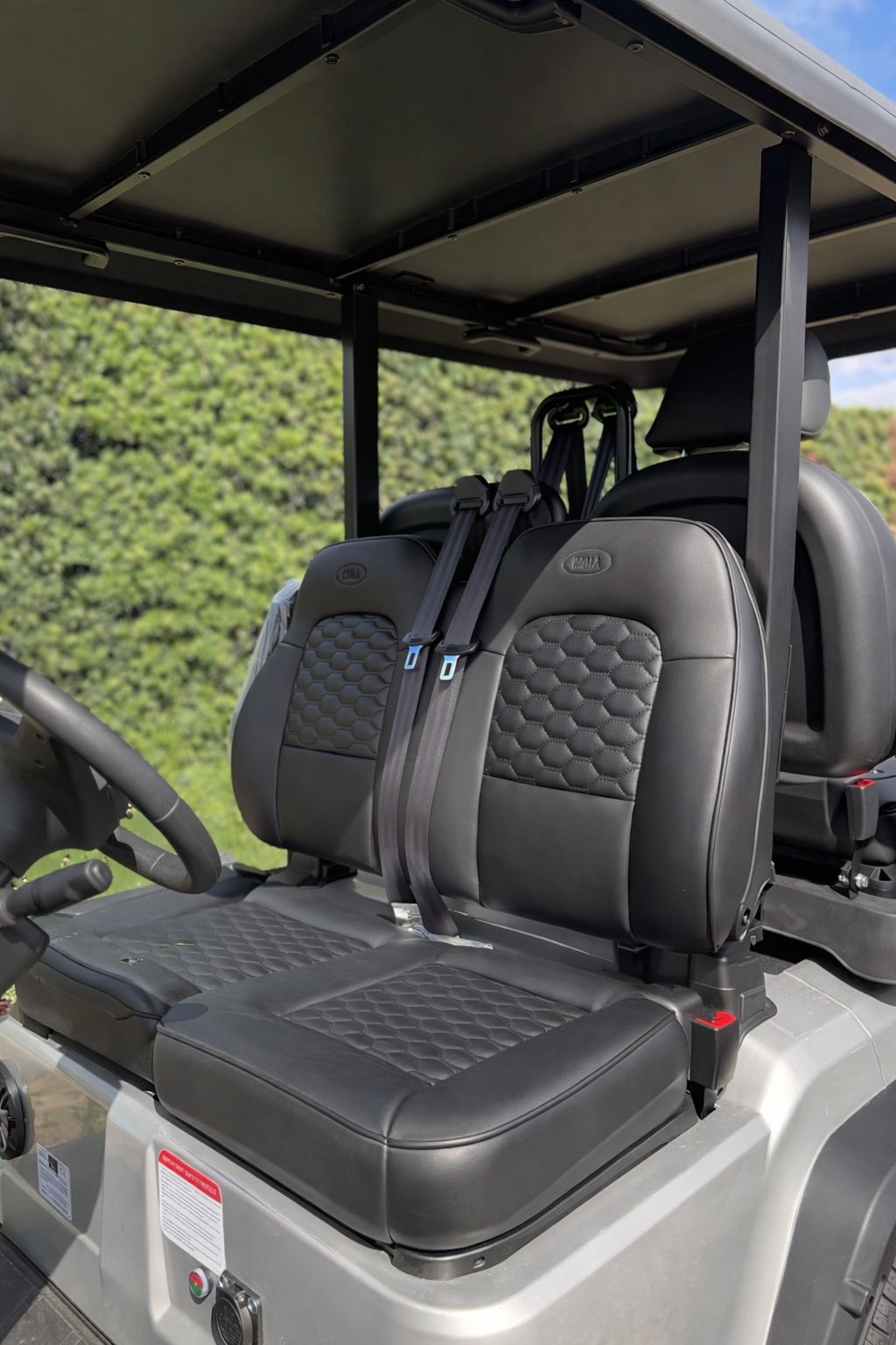 GOLF CART COALA - GRAY 4 SEATER (BLACKS) - Image 2